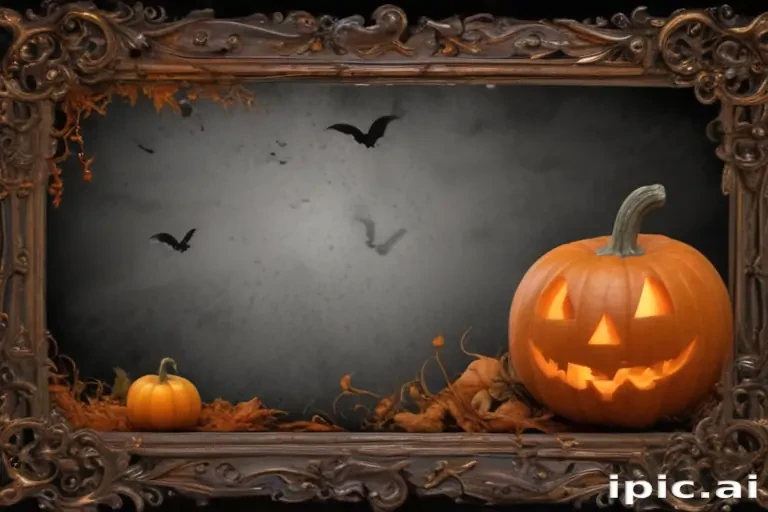 halloween border transparent