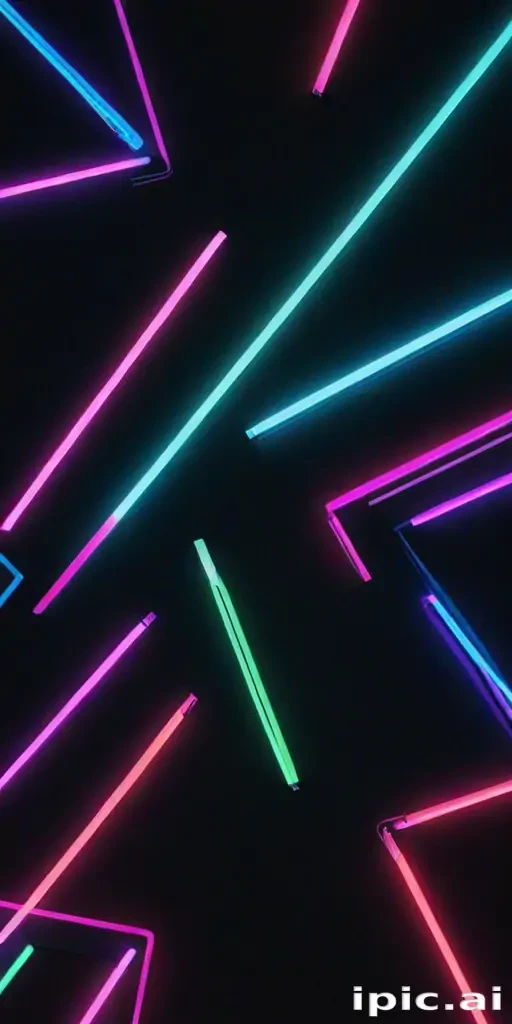 neon wallpaper iphone
