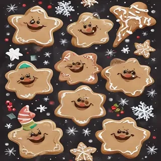 holiday cookie clipart
