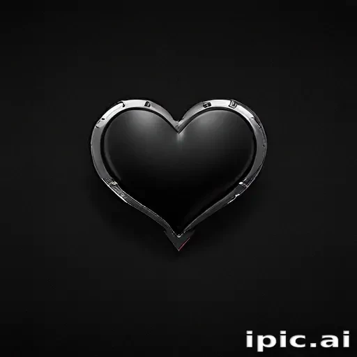 wallpaper black heart