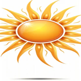 sun clipart transparent background