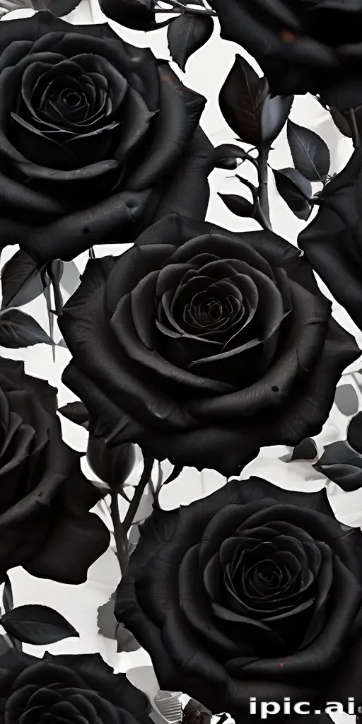 black roses background