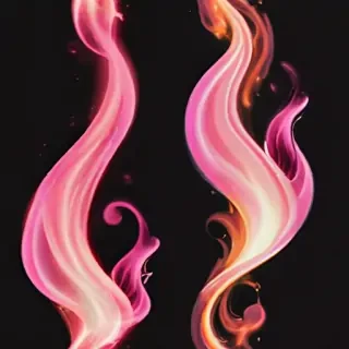 pink flames png