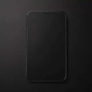black background phone