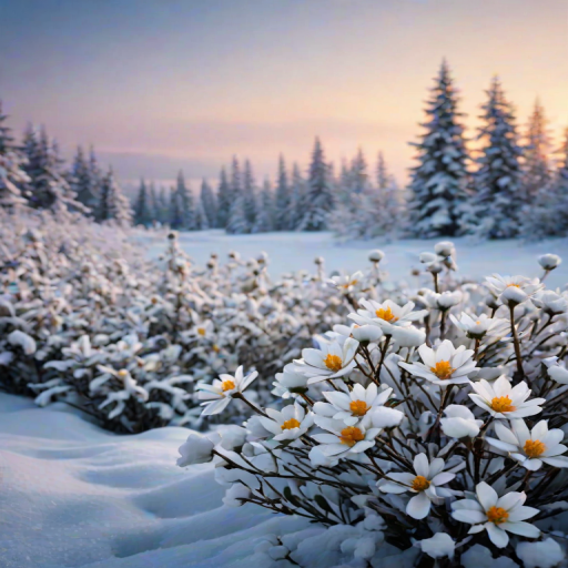 winter flower wallpaper background