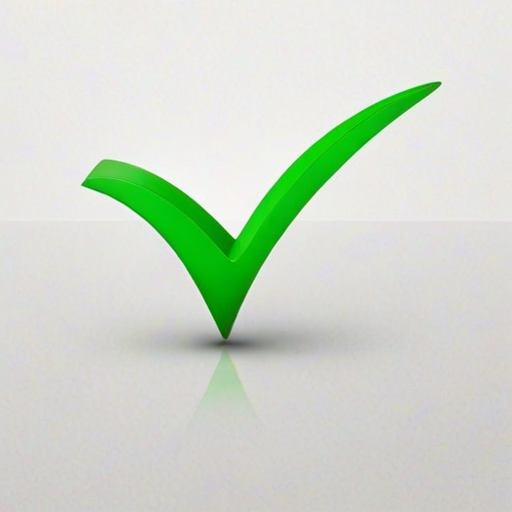 green check mark