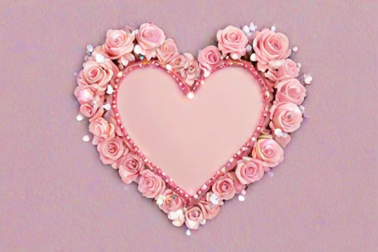 aesthetic heart background