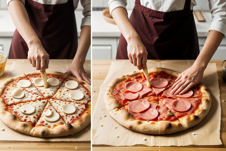 making pizza with store bought dough