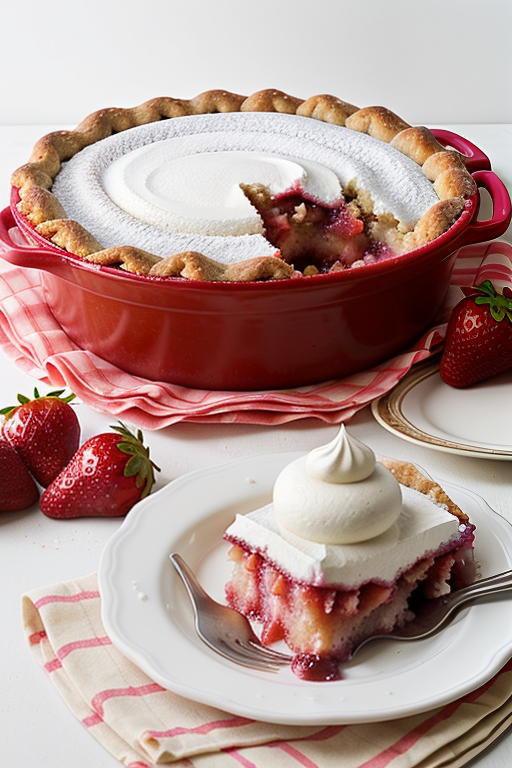 strawberry cobbler with cake mix
