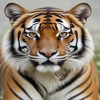 transparent tiger