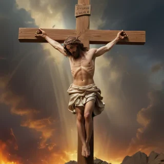 pics of jesus on the cross
