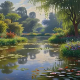 monet paintings wallpaper
