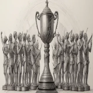 trophy drawing