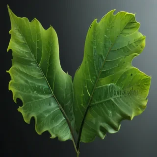 green leaf design