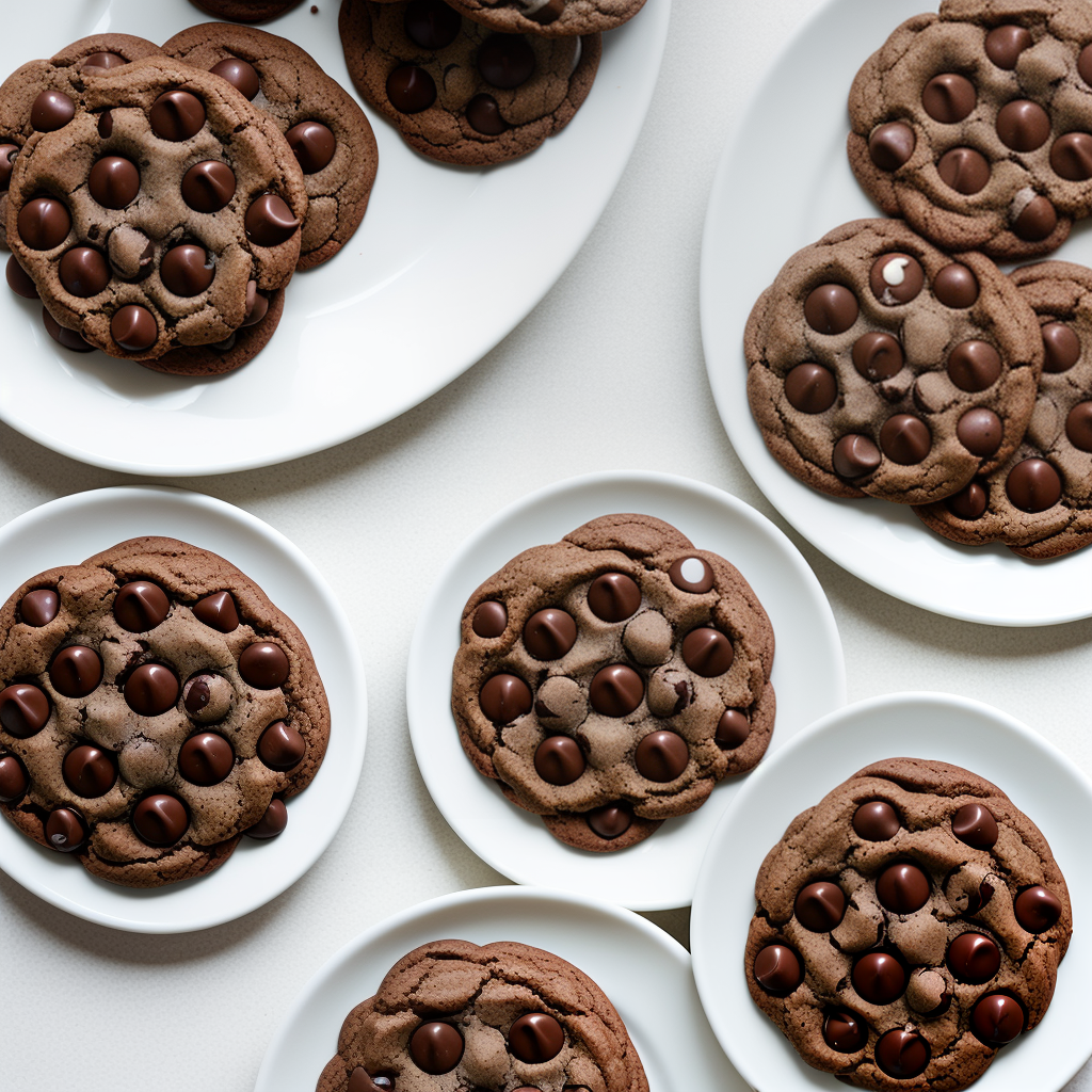 gluten free double chocolate chip cookies