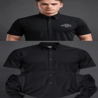 black mockup shirt