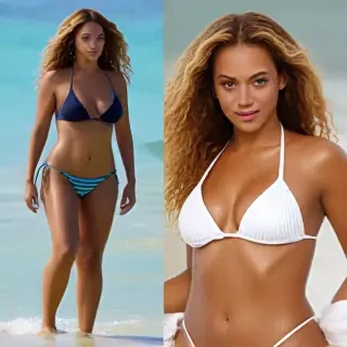 Beyonc� in bikini