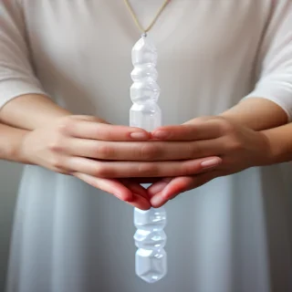 transparent praying hands