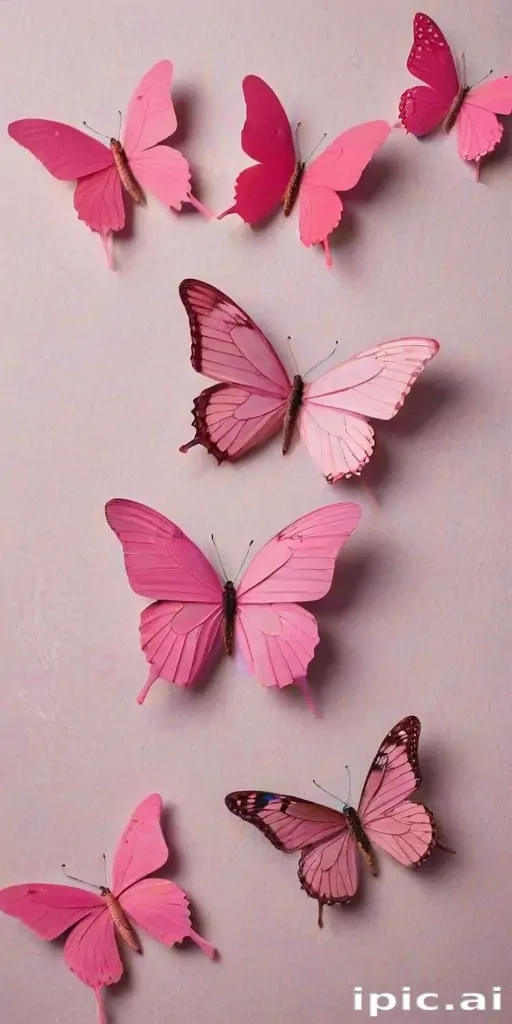 pink butterfly images