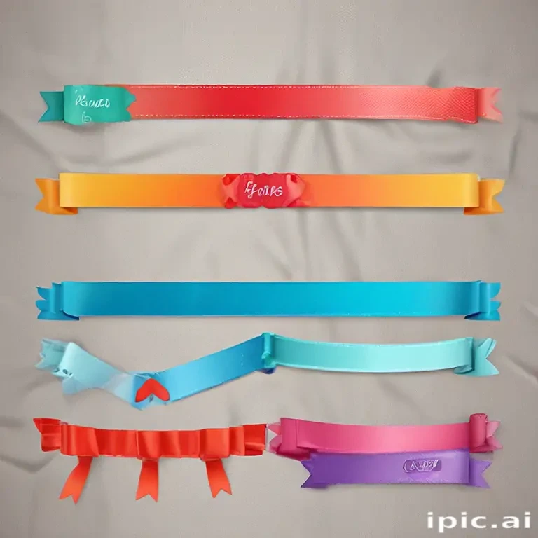 ribbon banners