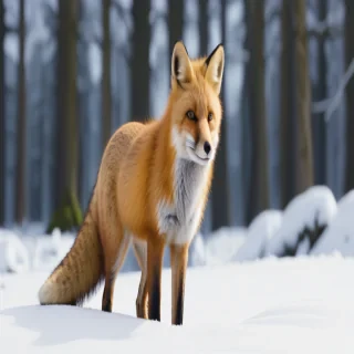 background fox