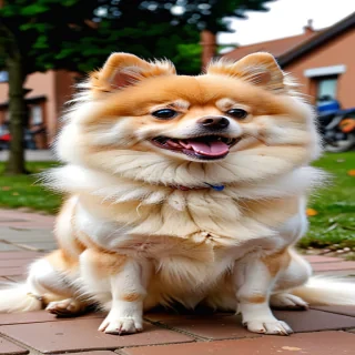 spitz dog