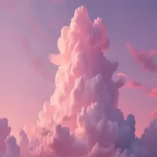 aesthetic pink clouds