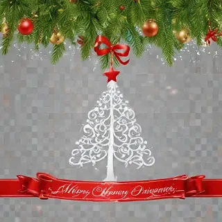 merry christmas transparent background