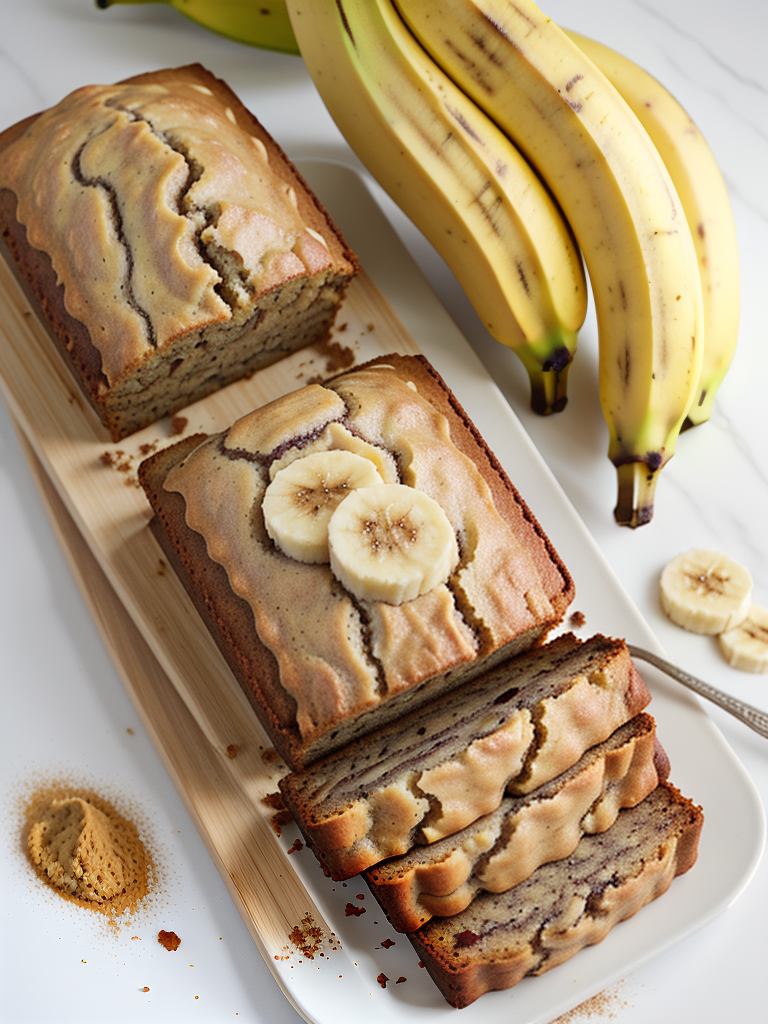 banana bread made with pancake mix