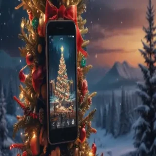 christmas phone wallpaper aesthetic
