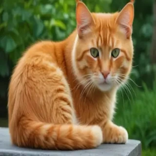 orange cat