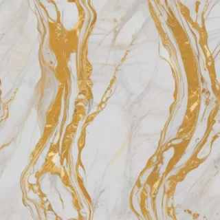 white and gold marble