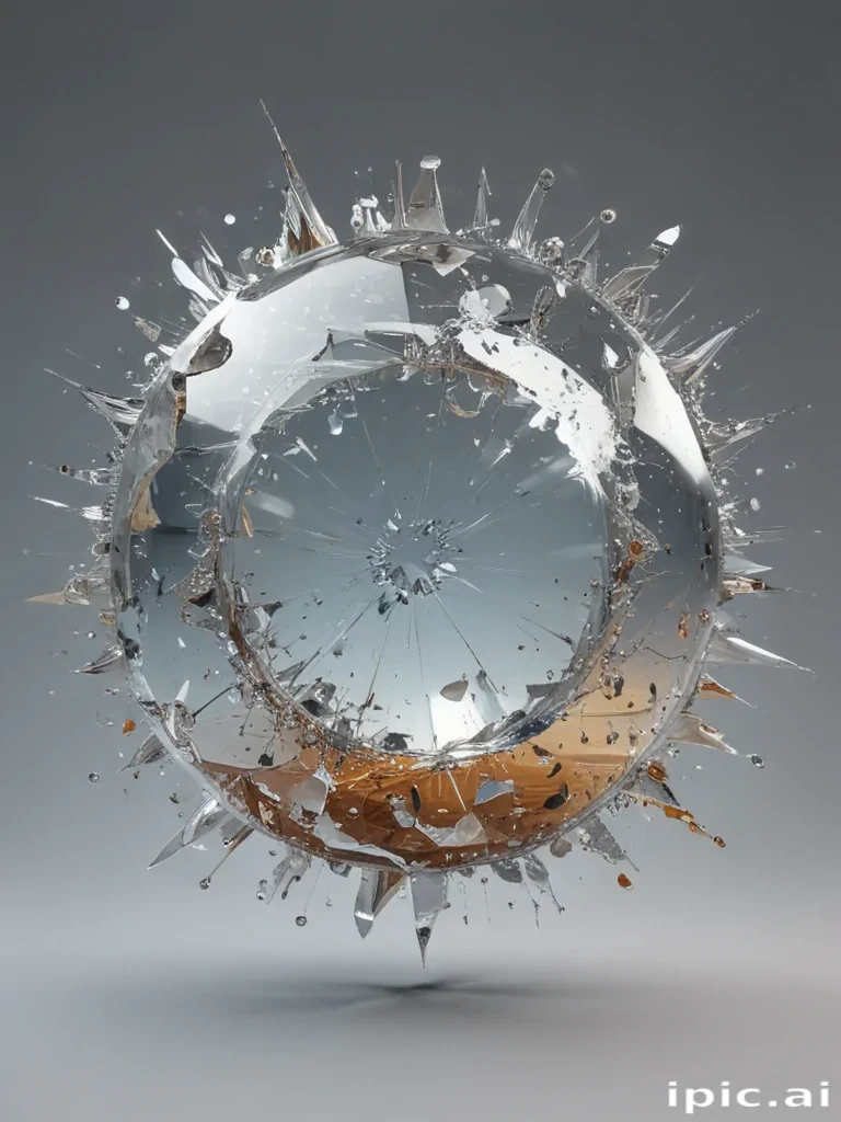 glass shattering png
