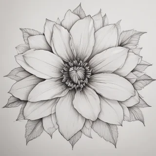 flower drawing pictures
