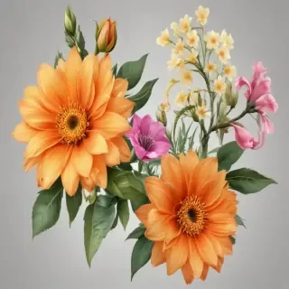 flower clipart no background