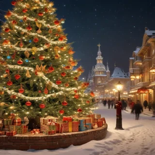 merry christmas vintage images