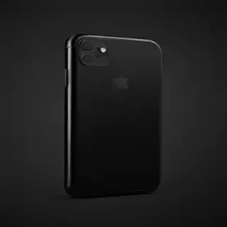 black background phone
