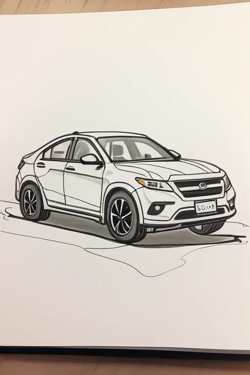 car doodle