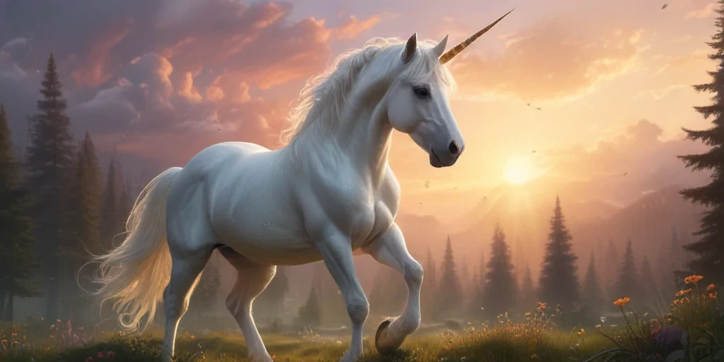 unicorn outline
