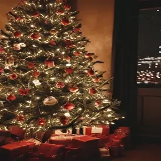 christmas aesthetic background
