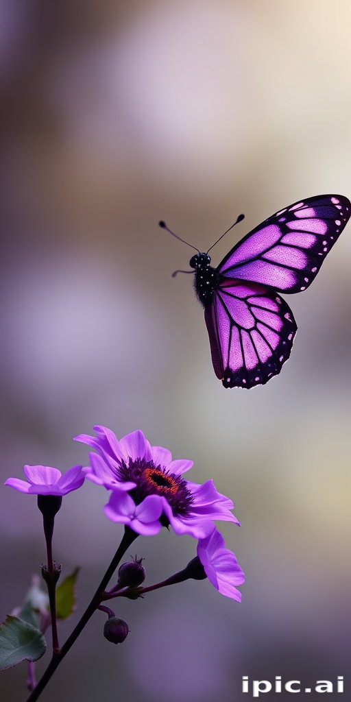 purple butterfly wallpaper aesthetic