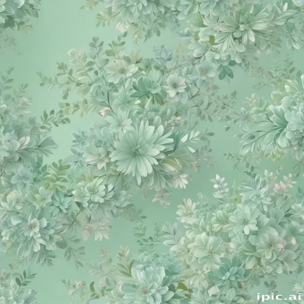 pastel green aesthetic wallpaper