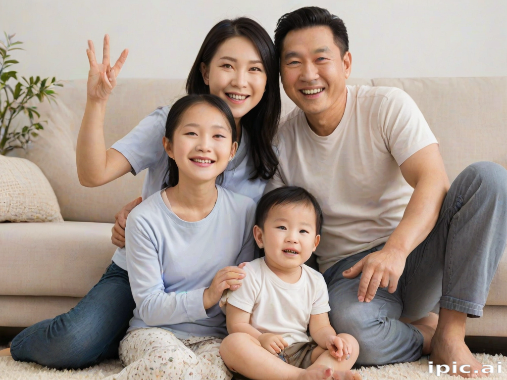 free use asian family