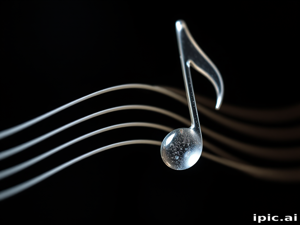 transparent music note