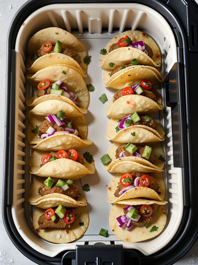 frozen mini tacos in air fryer