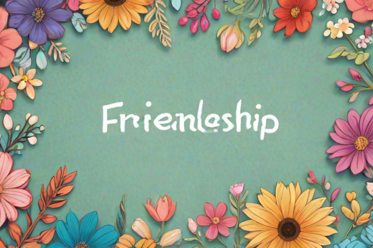 background for friendship