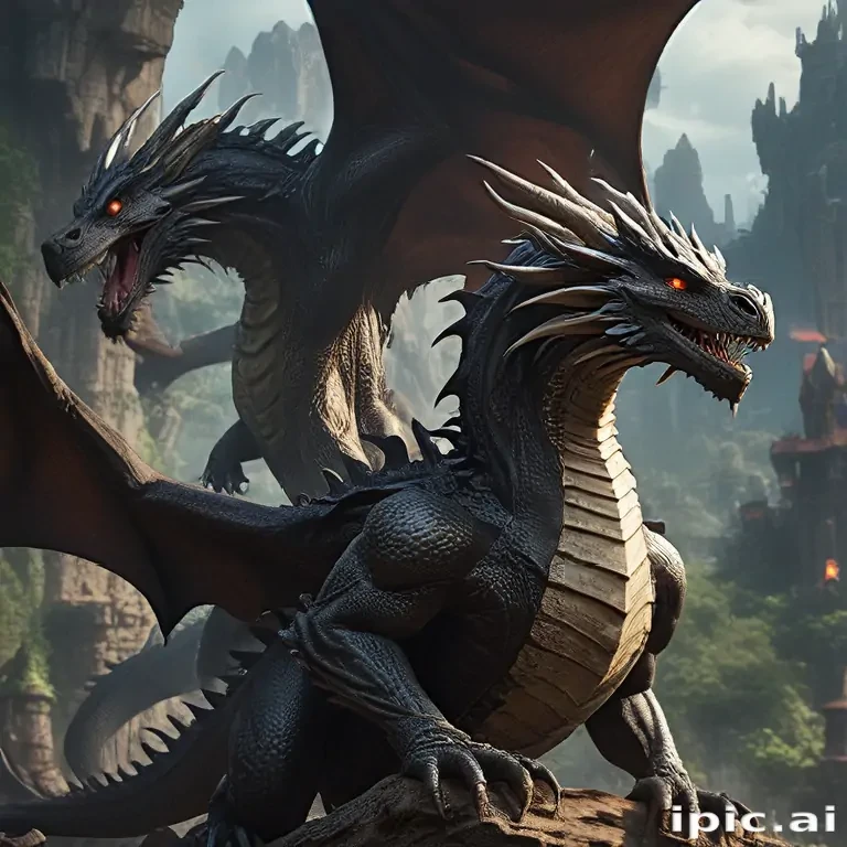 dragons background