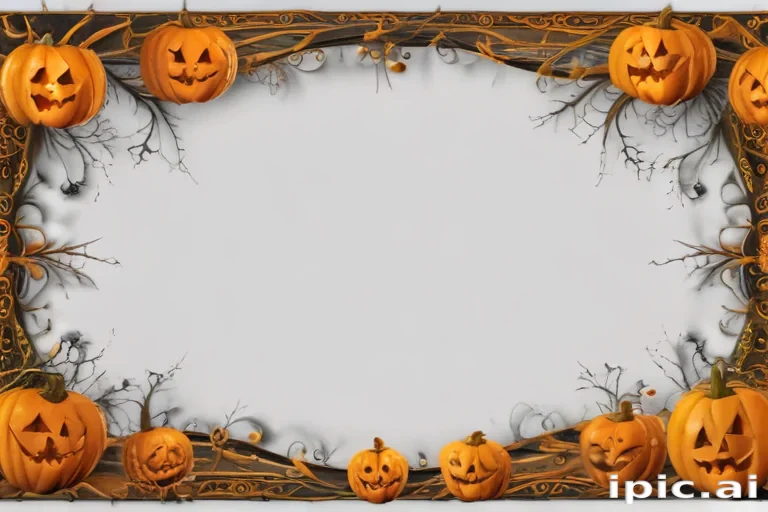 halloween border transparent