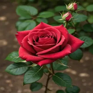 image of a red rose