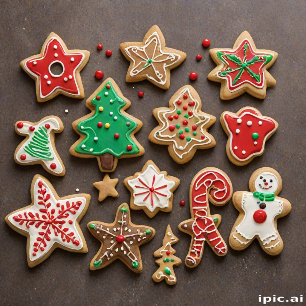clip art christmas cookies